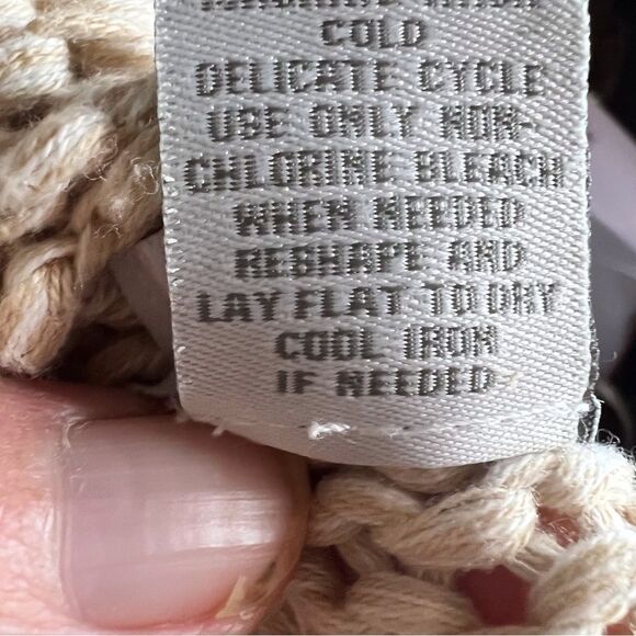 Soft Surroundings Size Small Hooded Sweater Soft Comfy Beige‎ Office Wear - Picture 6 of 6